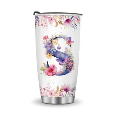 Imagem de Garrafa de água de viagem, presentes para Natal, aniversário, dia das crianças, copos isolados, caneca de café, caneca de café, estilo borboleta, meninas, mulheres, presente de aniversário, 590 ml