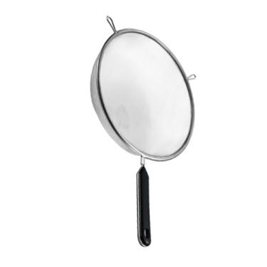 Imagem de COLLBATH Colher de filtro de malha fina de aço inoxidável, peneira de malha 40 para filtrar óleo, macarrão, arroz e chá, escorredor de cozinha com alça para facilitar a drenagem e peneirar