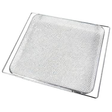 Imagem de Cesta de substituição para fritadeira a ar, malha de aço inoxidável, 33,46 x 32,05 x 3 cm, compatível com Foodi Dt251 Dt201 Sp300, acessórios de forno