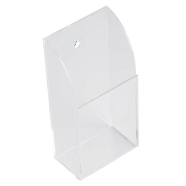 Imagem de Mingzhe Suporte de Controle Remoto, Organizador de Caixa de Armazenamento de Parede de Acrílico para Telefone de Controle Remoto de TV de Ar Condicionado, Material Acrílico (1 vaga)