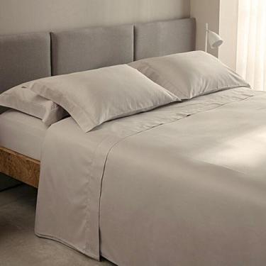 Imagem de Jogo de Cama Queen Bud Vision New Colors Bege 077 4 Peças Buddemeyer
