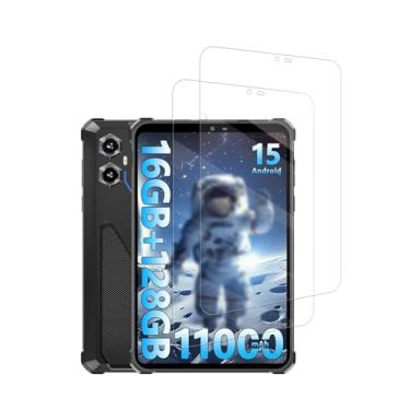 Imagem de FJIASTB Protetor de tela para tablet OUKITEL RT3 Plus Android 15 de 20 cm, filme de vidro temperado 9H antiarranhões fácil de instalar, sem bolhas, pacote com 2