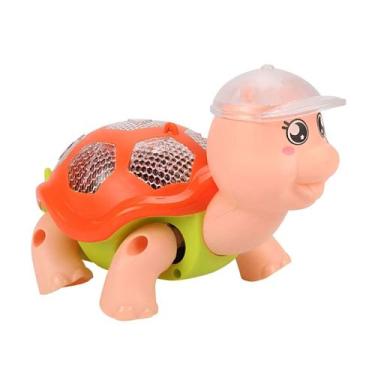 Imagem de Brinquedo Tartaruga Rosa Dança com Música e Luzes - shop mix