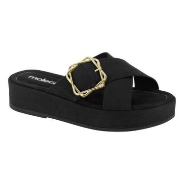 Imagem de Tamanco Moleca Feminino Flatform Plataforma Original Cor:CremeTamanho: