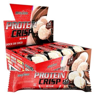 Imagem de Barra Proteína Whey Crisp Bar 12 Unidades - Integralmedica Doce De Coco
