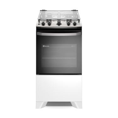 Imagem de Fogão 4 Bocas Electrolux FE4IW Efficient PerfectCook VaporBake Bivolt Branco