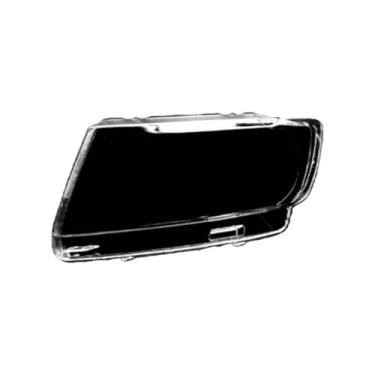 Imagem de Tampa do farol dianteiro lâmpada escudo máscara abajur lente policarbonato compatível com jeep compass mk49 facelift 2011 2012 2013 2014(1pc Left Side)