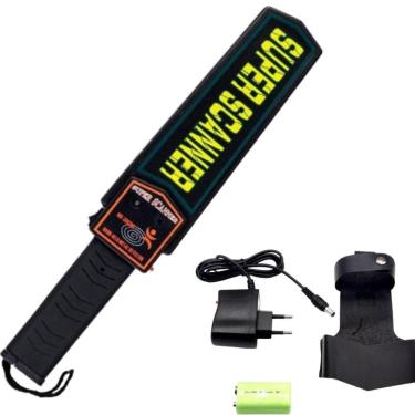 Imagem de Detector De Metais Manual Portátil Com Bateria Recarregável