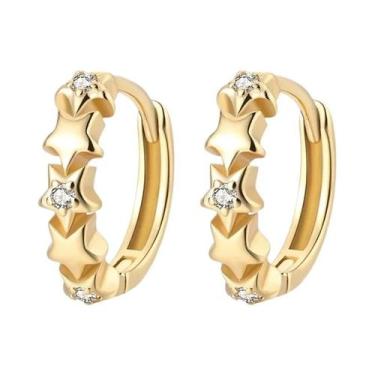 Imagem de Brincos De Pérola Clássicos Em Ouro 925 Para Mulheres, Elegantes Para 