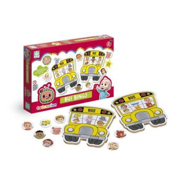 Imagem de Jogo Cocomelon Bus Bingo Turminha Do JJ Infantil Divertido - NIG Brinq