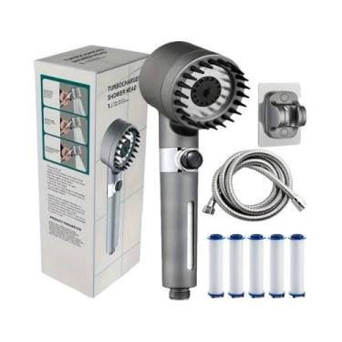 Imagem de Chuveiro Portátil Ion Drop 2025 Com Filtro Múltiplos Modos De Jato Int