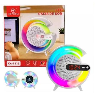 Imagem de Caixa De Som E Luminária Kapbom Ka-8333 Bluetooth Usb Fm Rgb