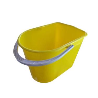 Imagem de Balde bralimpia mopinho amarelo com alca 12 lts - ARADESC