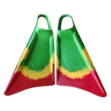 Imagem de Nadadeira Invert Style Hawaiian Rasta (Small Medium - 36 até 37)