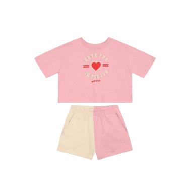 Imagem de Conjunto infantil menina de coração Brandili