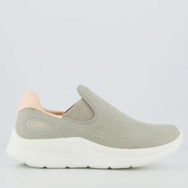 Imagem de Tênis Olympikus Flutua 2 Feminino Cinza e Rosa, 38