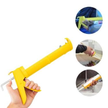 Imagem de Pistola silicone aplicador profissional engraxadeira aco vedacao aplic