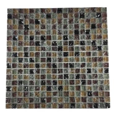 Imagem de Pastilhas De Vidro Ref 1017 Placa 30x30 Cm (kit 3 Placas) - DELICATTA 