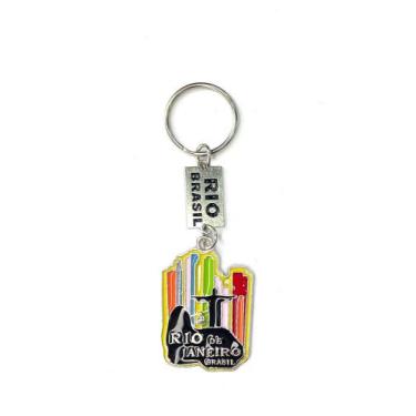 Imagem de Chaveiro Metal Chaves Personalizado Lembrança Rio de Janeiro - Brasil 