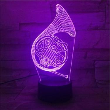 Imagem de Night Light 3D USB Instrumentos Musicais DJ Bar Drum Guitarra - taiyua