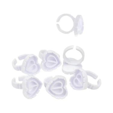 Imagem de Copo De Cola Descartável De Plástico Em Formato De Coração Para Extens