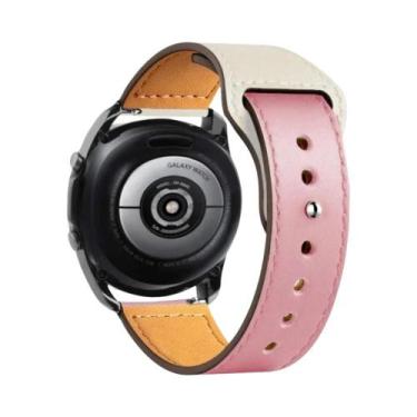 Imagem de Pulseira De Couro Unissex Compatível Com Samsung Galaxy Watch 7/6/5/Pr