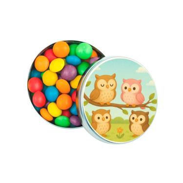 Imagem de Latinha Lembrancinha Personalizada Corujinhas