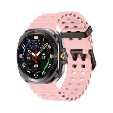 Imagem de Pulseira De Borracha Substituta Para Samsung Galaxy Watch 7 8 Ultra Ac