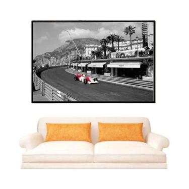 Imagem de Quadros Decorativos Ayrton Senna Campeão Mundial De F1 Para Sala De Es