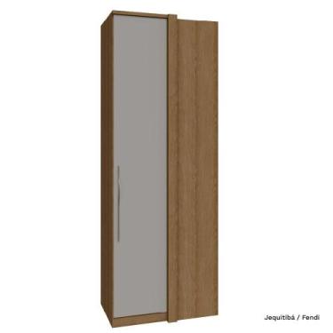 Imagem de Guarda Roupa Modulado 01 Porta Deslizante 245cm Canto Reto Setiba - Mó