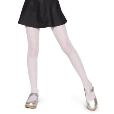 Imagem de Meia-Calça Lupo Kids 02515-001 Fio 20 Poá Poliamida T. BB/G, G, 1000, 