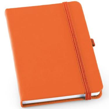 Imagem de Caderneta de Anotações 12x17cm 80 Folhas Sem Pauta - TopGet, Laranja