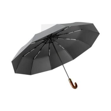 Imagem de Guarda-chuva Dobrável Com Proteção UV UPF50+ E Cabo Curvo, Compacto, P