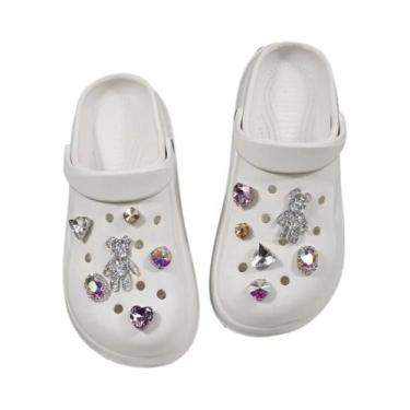 Imagem de Pingentes De Cristal Coloridos Em Formato De Urso Com Corrente De Diam