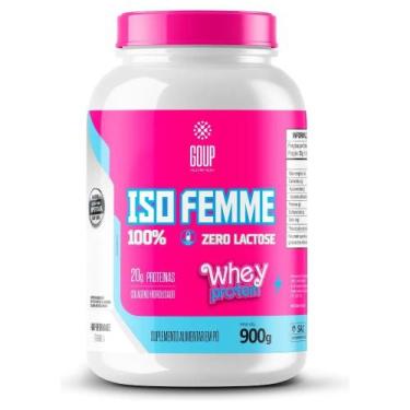Imagem de Whey Isolado Iso Femme 900g Goup Nutrition, Baunilha
