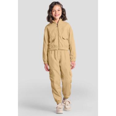 Imagem de Jaqueta infantil menina em microfibra amassada Brandili