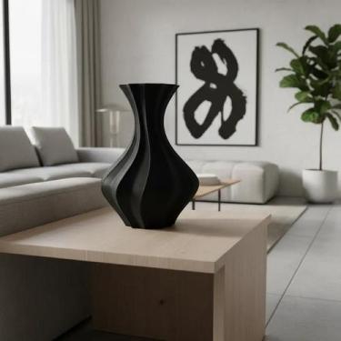 Imagem de Vaso Jarro Decorativo Estrela Plástico Para Flores Artificiais Adorno 
