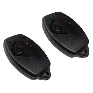 Imagem de Kit 2 Controle Remoto Portão Elétrico Rossi HCS 433Mhz Preto, HCS 433 