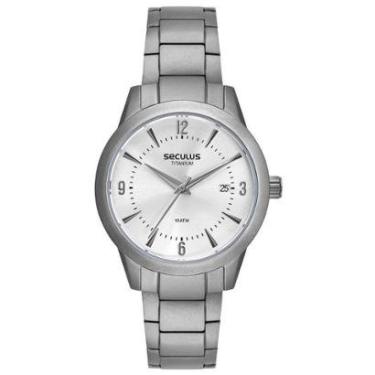 Imagem de Relógio Seculus Masculino 44250G0SVNT1 Titânio-Masculino