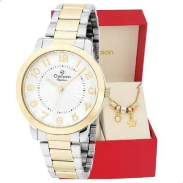 Imagem de Relógio Feminino Bicolor Champion Elegance CN25118B-Feminino