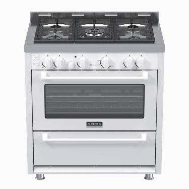 Imagem de Fogao 5 Bocas Venax Temis Branco Gas Glp