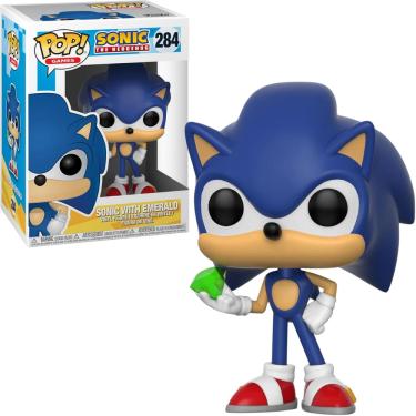 Imagem de Boneco Funko Pop! Games Sonic The Hedgehog com Esmeralda 284