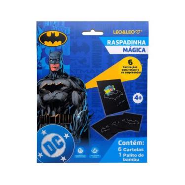 Imagem de Raspadinha Mágica Batman Envelope c/ 6 Cartelas Leo&Leo Leonora - 1065