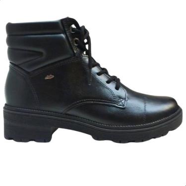 Imagem de Bota Feminina Sintetica Dakota Confortavel Salto Grosso, Preto, Preto,