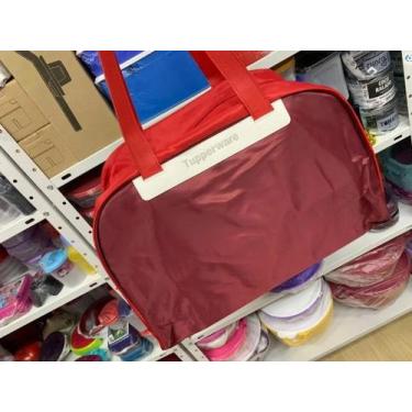 Imagem de Mala de Mão Premium Tupperware Vermelha e Branca
