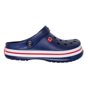 Imagem de Babuche Sandália Yvate Leve Nuvem Conforto Unissex Marinho, Azul, 37