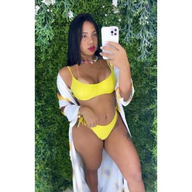 Imagem de Biquini Adulto - Sol e Mar, Amarelo