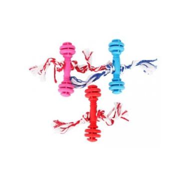 Imagem de Halter maciço com corda - Furacão Pet