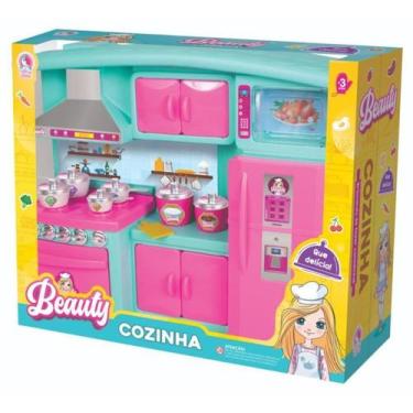 Imagem de Cozinha Beauty Verde Fogão geladeira panelinhas e acessórios - Lua de 