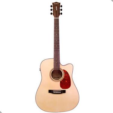 Imagem de Violão Aço Eletrico Waldman Dcex341 N Natural